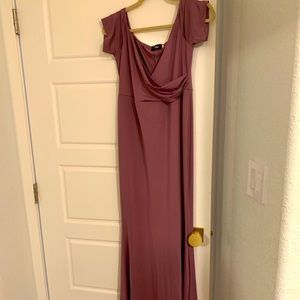 Lilac /purple maternity dress